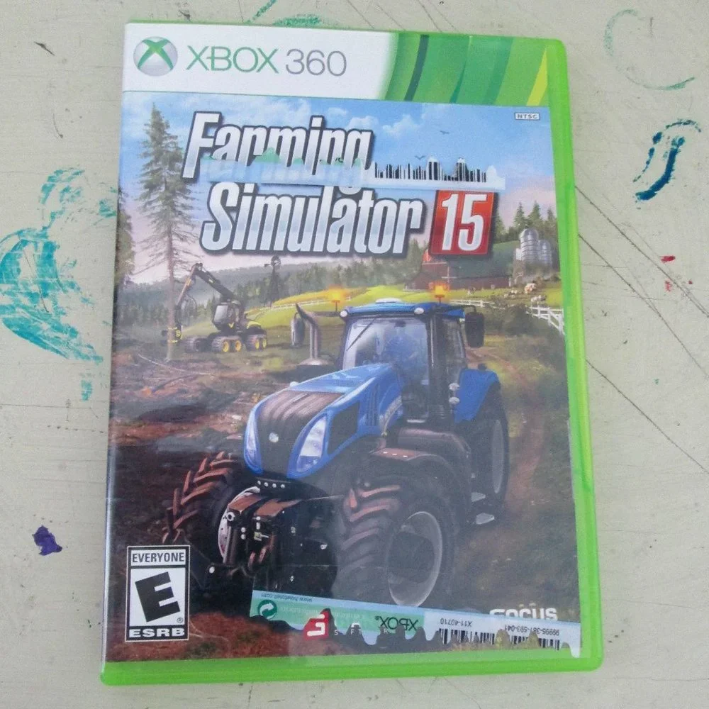 Microsoft Xbox 360 Farming Simulator 15 rated E with Original Manual & Case
